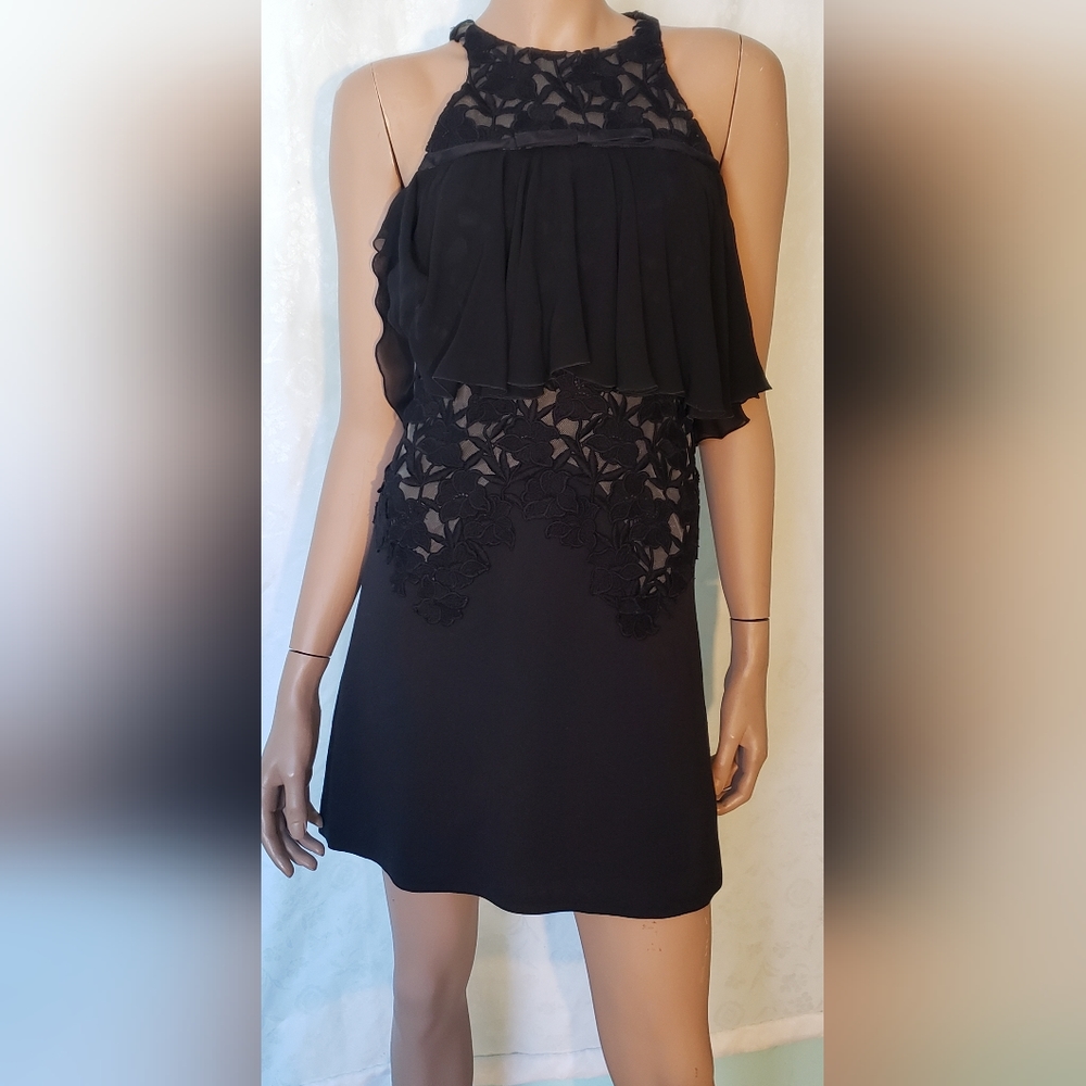 GIAMBATTISTA VALLI Black Cotton Blend Sleeveless
